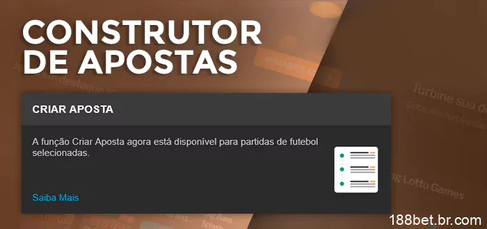 Construtor de apostas 188Bet