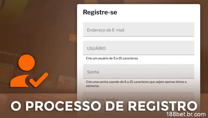 Registro da conta 188Bet